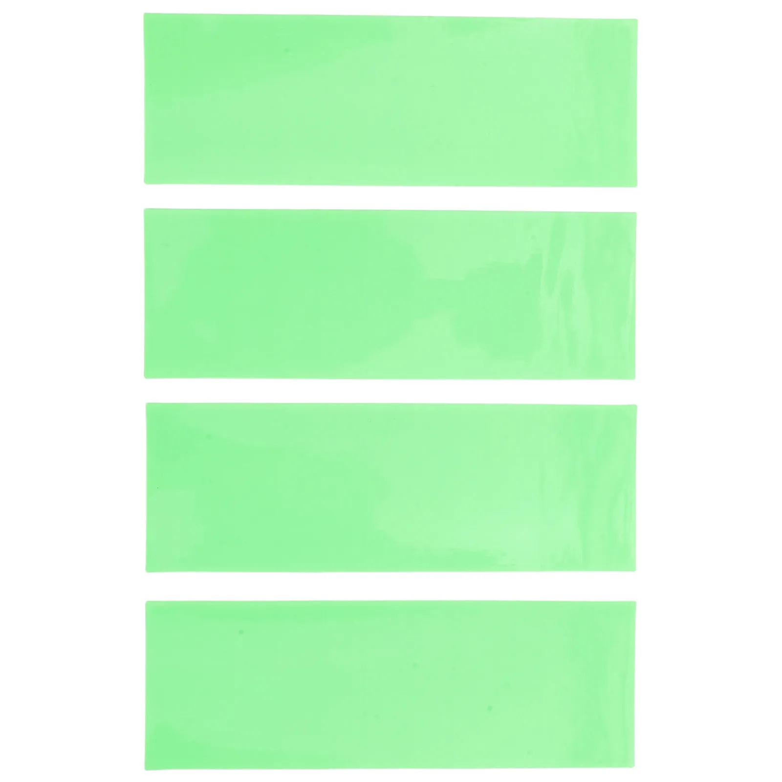 

4Pcs Fingerboard Grip Tape Glow Fluorescent Light Green 38mmx110mm Anti-Slip Mini Skateboard Sheet Fingerboard Maintenance