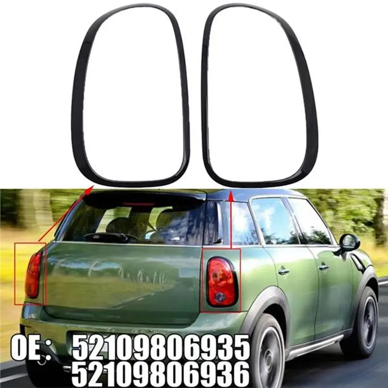 Tail Light Ring Bezel Rear Tail Light Surround Trim 52109806935 52109806936 For MINI Cooper R60 Countryman R61 A