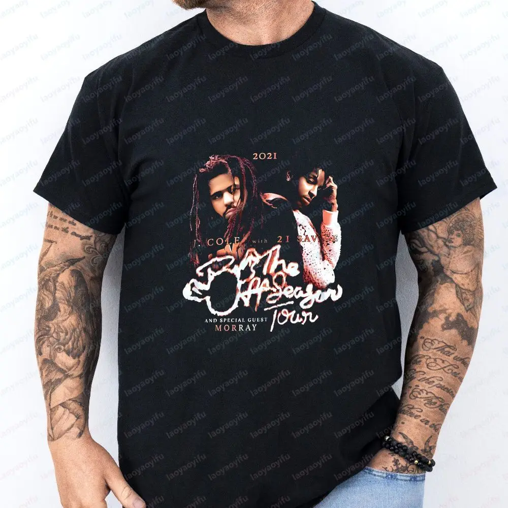 J Cole - Style Band Summer Casual Trendy Multi-Purpose Short-Sleeved Men's and Women's Round-neck T-Shirt