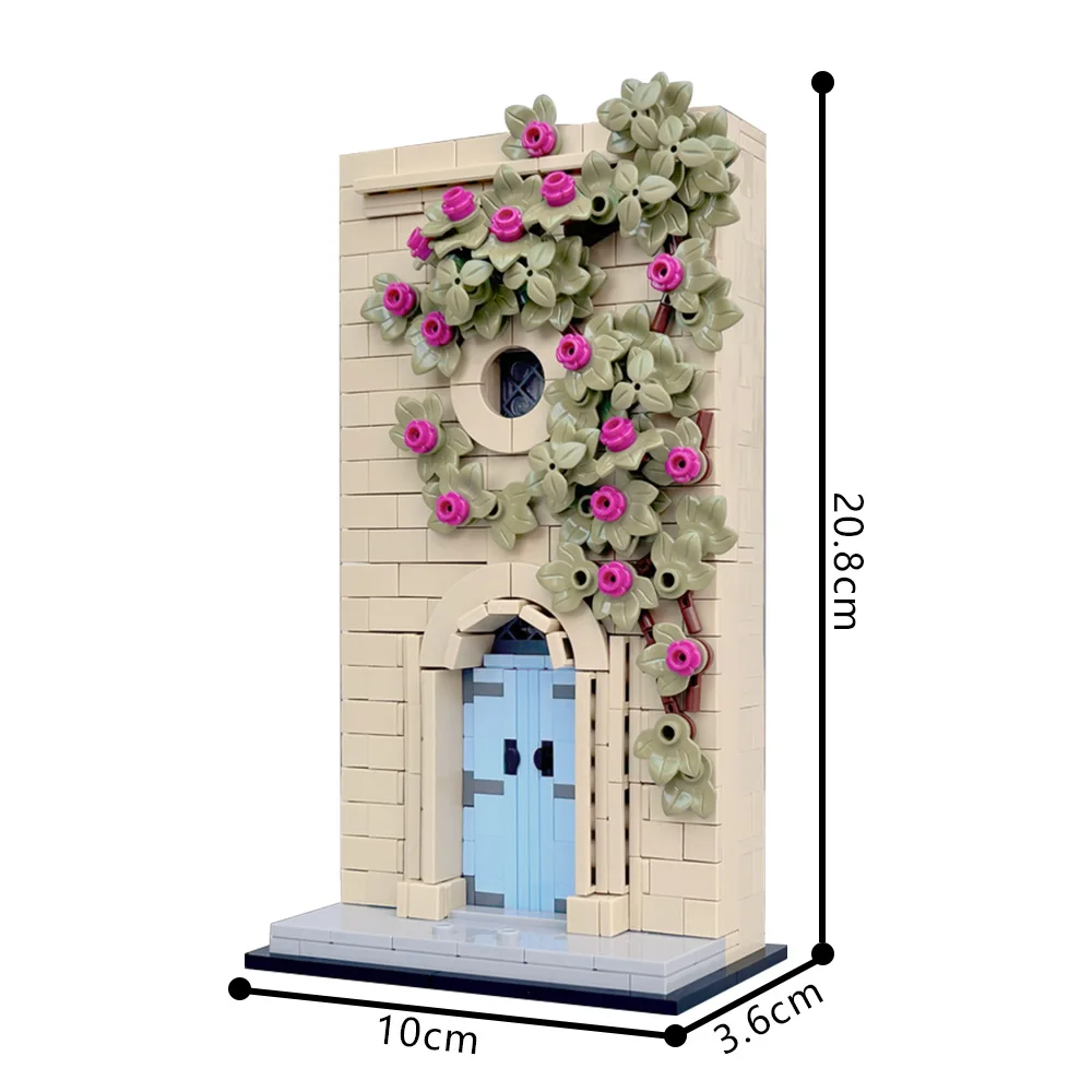 Gobricks MOC malte Mdina porte bleue briques modèle malte célèbre Architecture vue sur la rue blocs de construction assembler des jouets enfants cadeaux