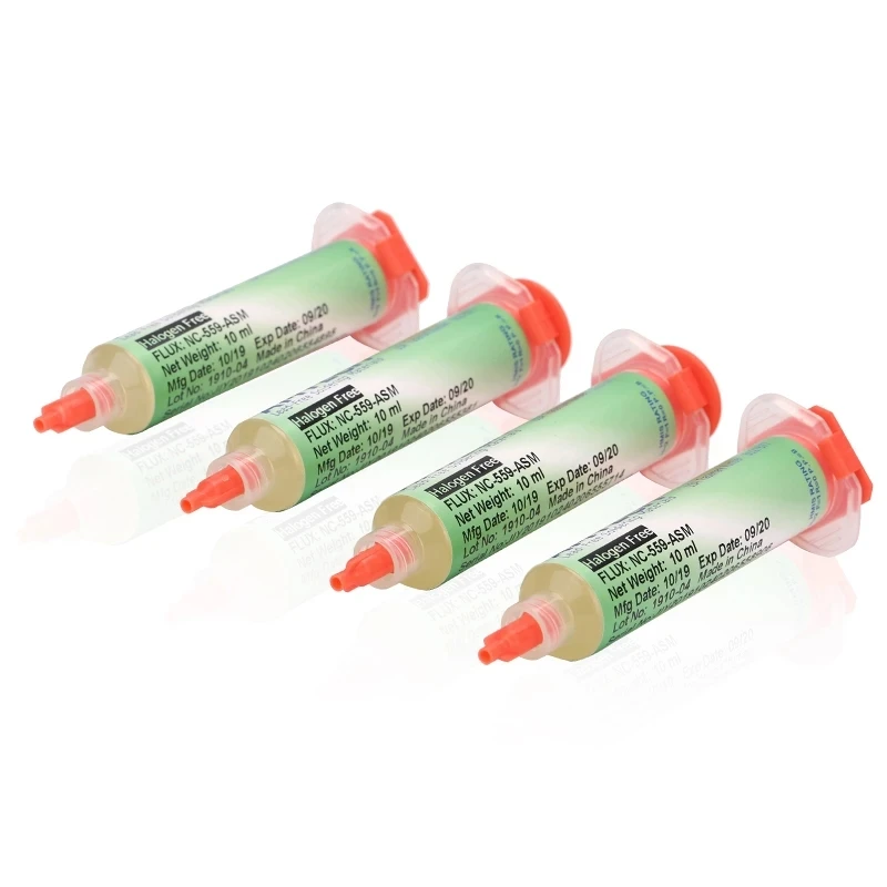 10PCS/lot Welding Flux Original AMTECH NC-559-ASM Solder Paste Welding Advanced Oil Flux Grease Soldering Repair Paste No-Clean