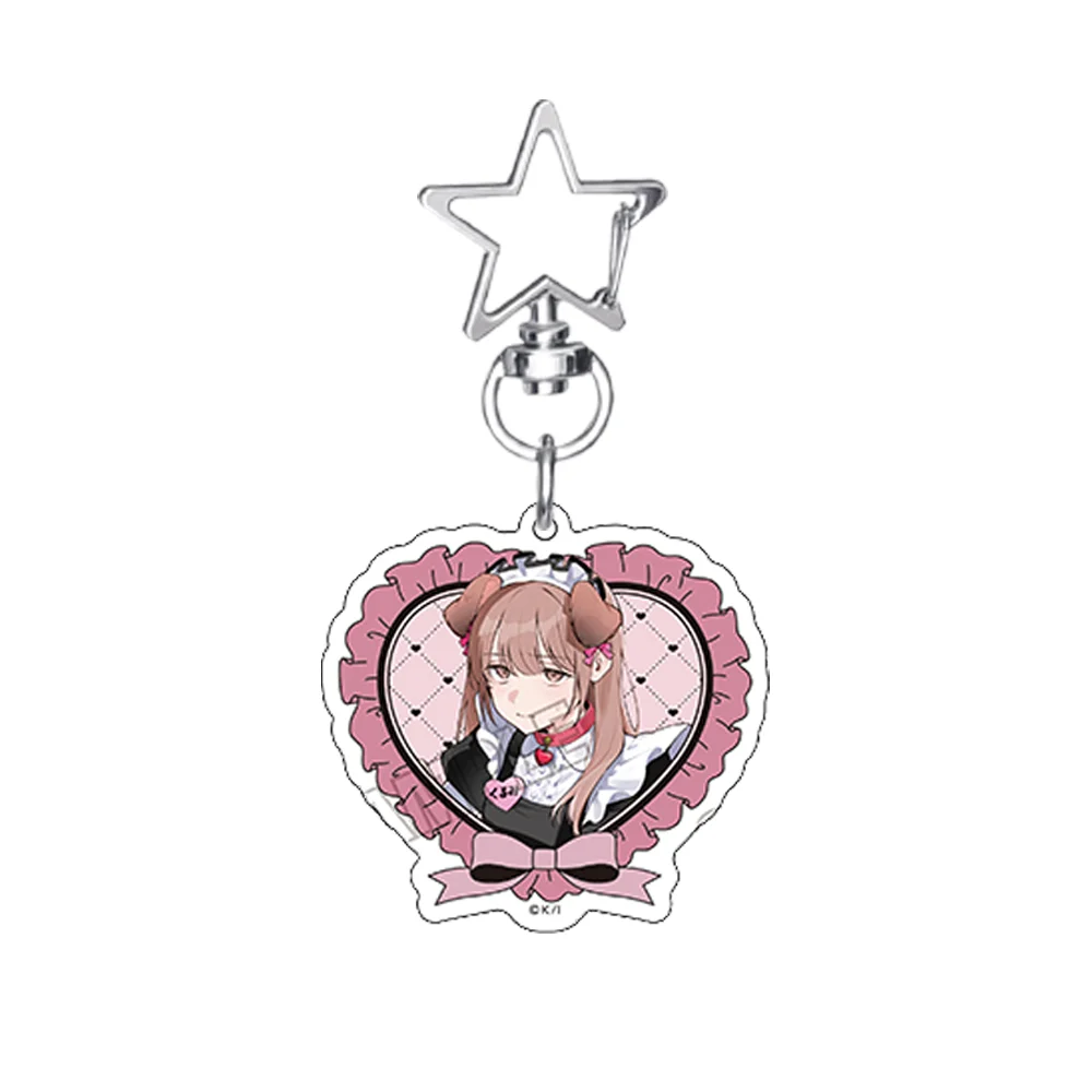 Anime Destroy Everything Love in Hell Kawaii Keychain Cute Keyring Kurami For Backpack Car Keys Handbag Pendant