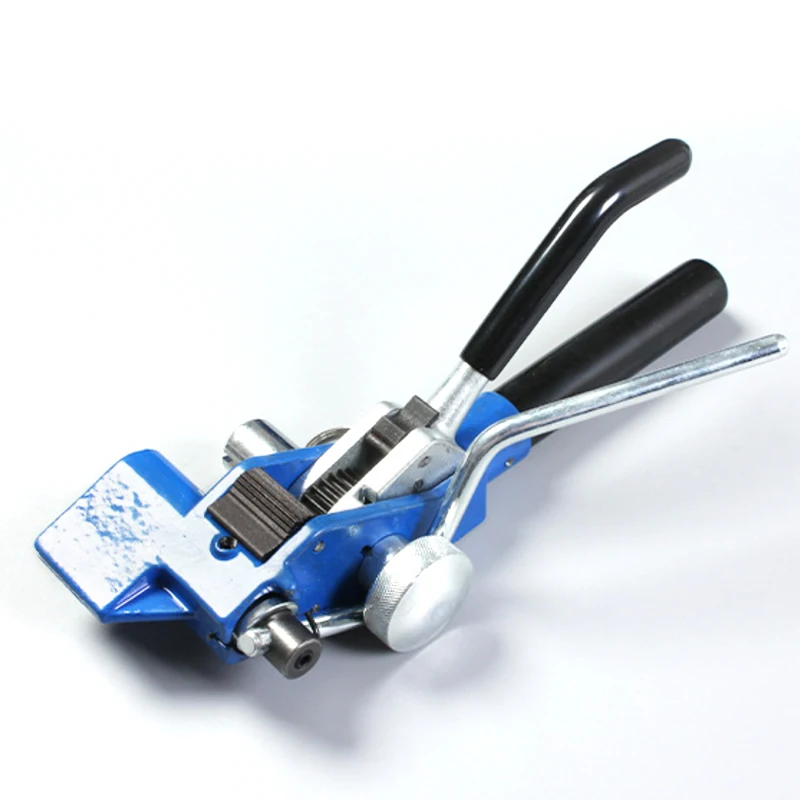 Wallepac Iron Pipe Water Pipe Handheld Strapping Banding Tool Solution Manual Stainless Steel Belt Machine with Tension Control