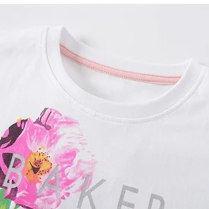 100% Baumwollmädchen Strawberry T -Shirt Leggings Hosen Kinder Kleidung 2024 Sommer Kinder Kinder Kinder 8 Hauptverkäufe Malwee Legginghose - №1