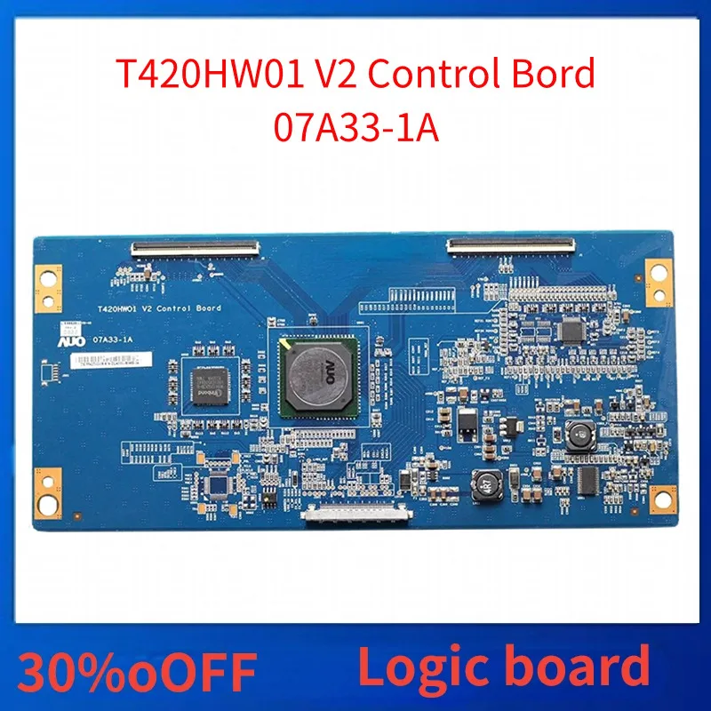

Плата Tcon T420HW01 V2 Control Bord 07A33-1A Схема протестирована Замена логической платы телевизора T420HW01 V2 07A33 1A