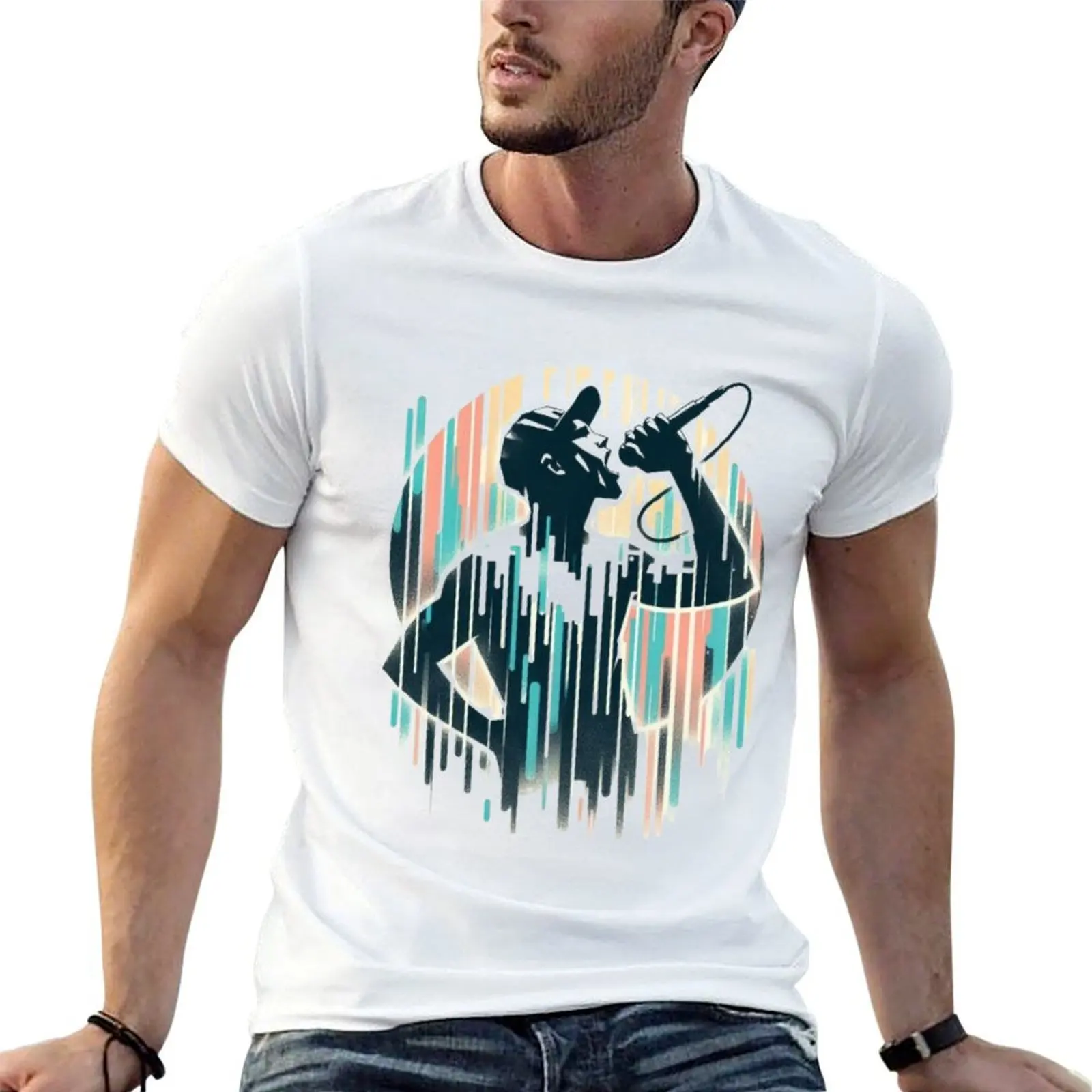 Beatboxing vintage design T-Shirt animal prinfor boys graphic t shirts t shirt for men