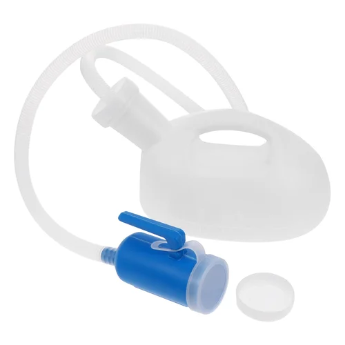 휴대용 캠핑 변기 모바일 변기, 휴대용 여행 캠프 소변 오줌 손잡이 병, 야간 냄비 장애 노인 도우미, 2000ml 