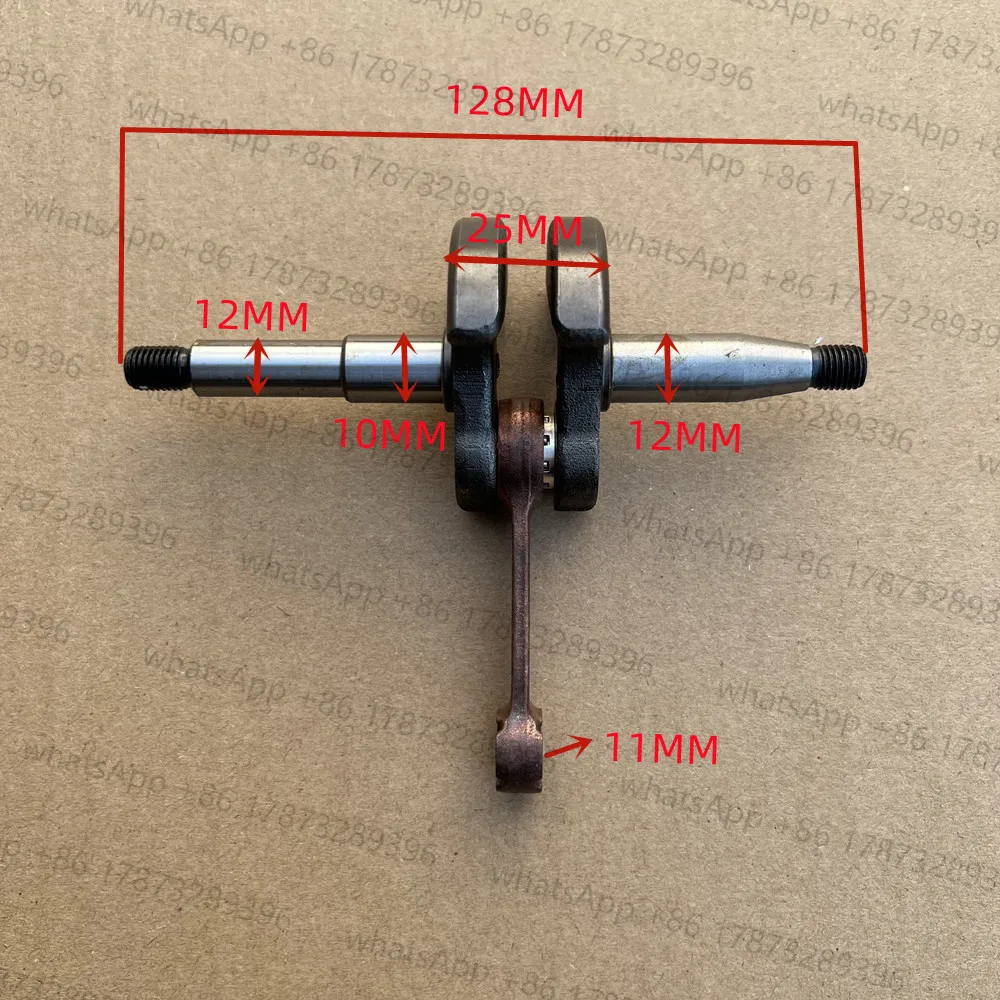 Virabrequim do eixo de manivela para KIORITZ ECHO CS-350TES CS350T CS-350T CS-350WES ZHONGJIAN 3600 e MAIS 14 "AÇA PRINCIPAL