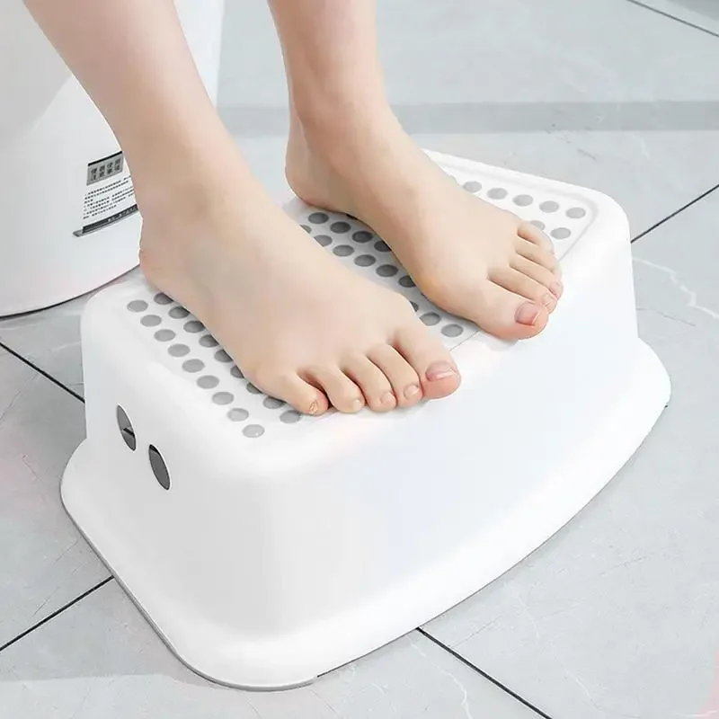 Toilet Squat Stool Non-slip Bathroom Potty Step Stool Ergonomic and Stable Squatting Stools Heavy Duty Potty Stool for Children