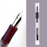 Moonman C1 Transparent Eyedropper Fountain Pen EF F M Nibs writing Ink Pen for school office students Xmas gifts stationery