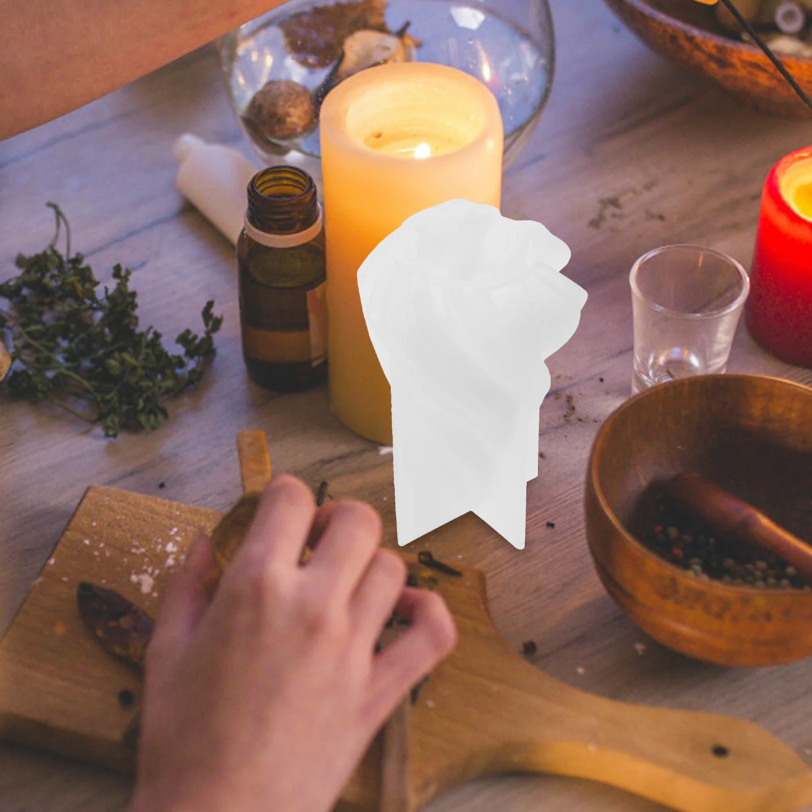 

Unique Shaped Scented Mold DIY Silicone Resin Casting Nonstick Durable Reusable Tear Resistant Making