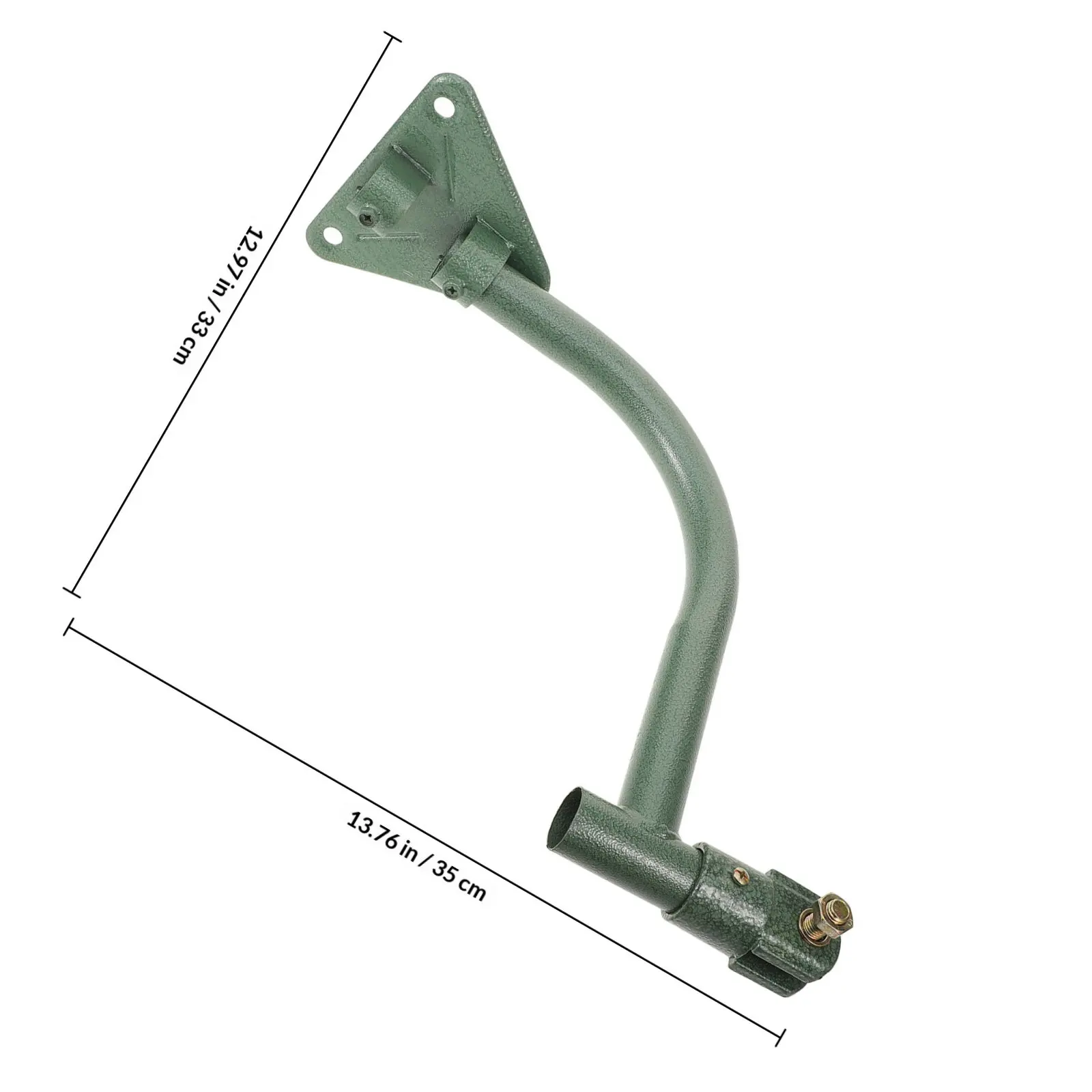 1Set Universal Wall Fan Mounting Bracket Heavy Duty Iron Construction Curved Rod Design for Electric Fans Quick Setup Fan