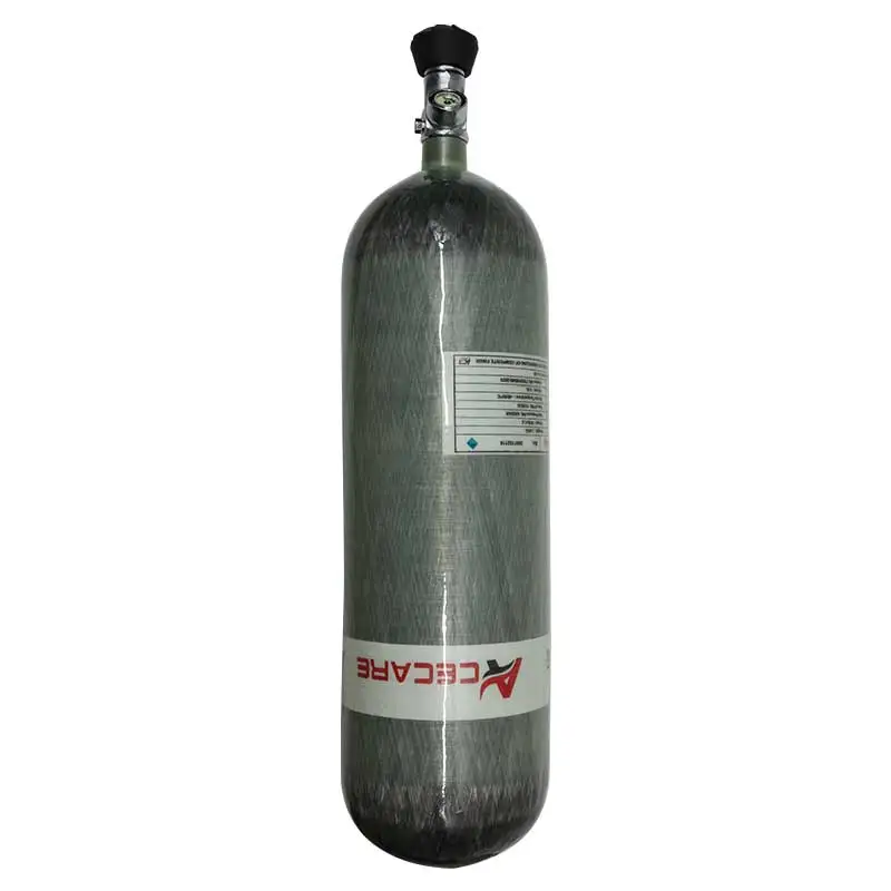 AC16831 Acecare 6.8L CE 30Mpa 300Bar 4500Psi  Carbon Fiber Pressure Cylinder  With Valve For Diving