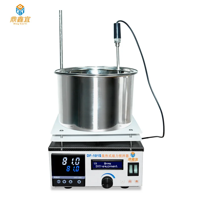 Xin Tester 5L Heating Magnetic Stirrer DF-101T-5L Lab Digital Display Constant Temperature Mixer 220V