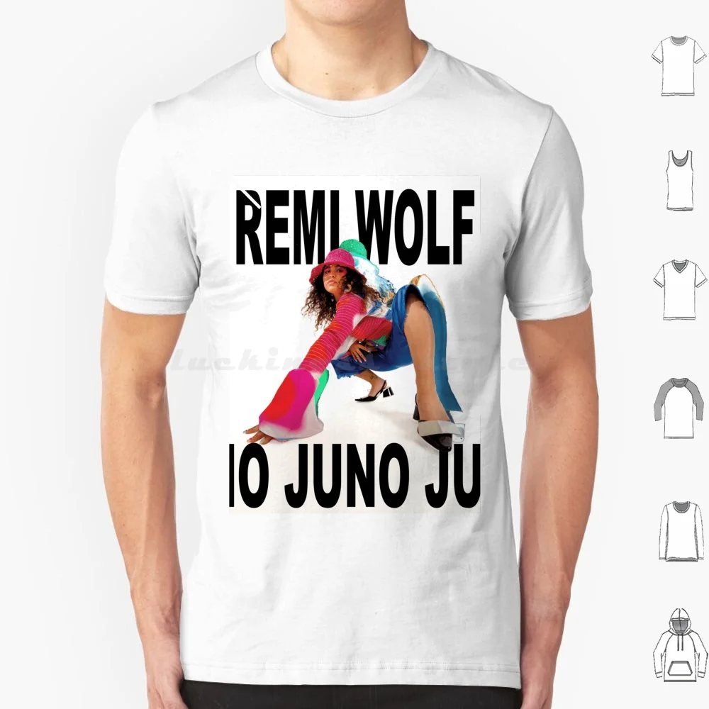 Camiseta Remi Wolf talla grande 100% algodón Remi Wolf Remi Remiwolf Juno Disco hombre foto Id Hola Hola Lobo Indie Indie