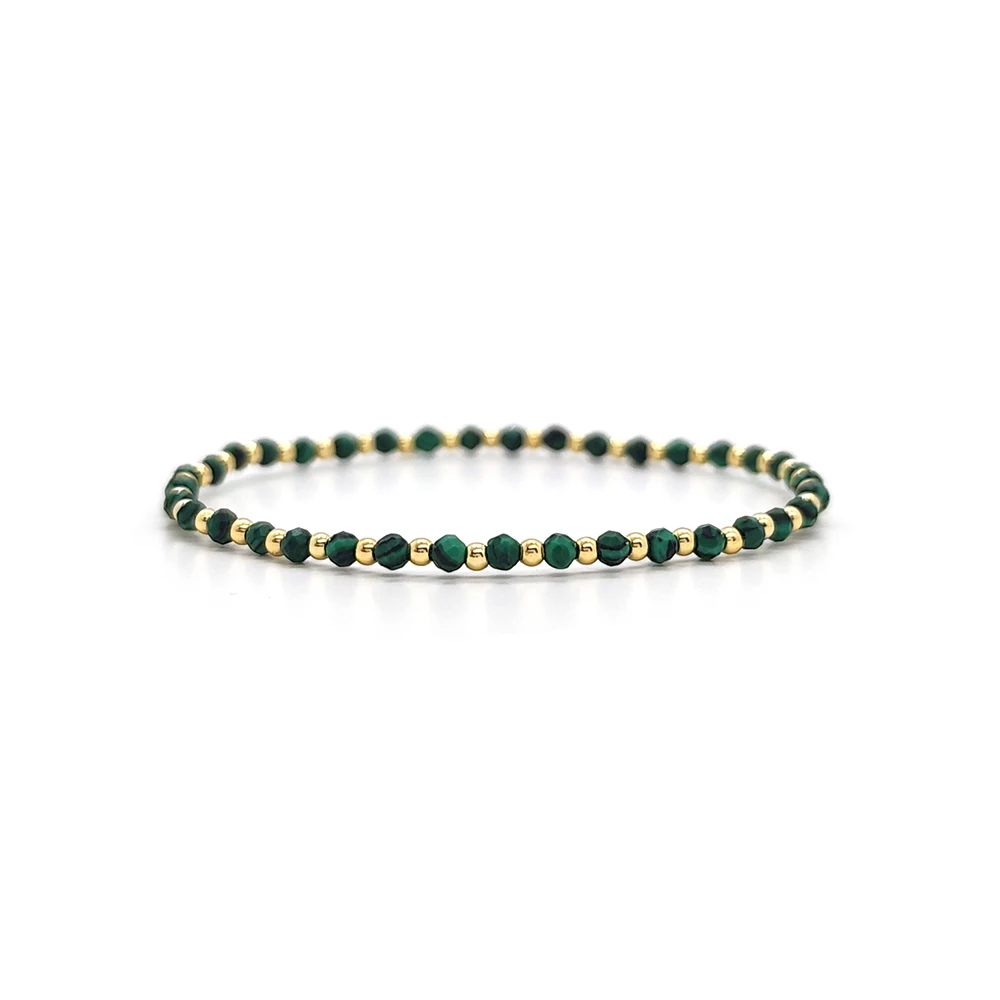 Vlen Boho-Perlenarmband für Damen, bunte Stretch-Armbänder aus Naturstein, trendige Mode, zierlicher Schmuck, Sommer, Strandurlaub – Detail 18