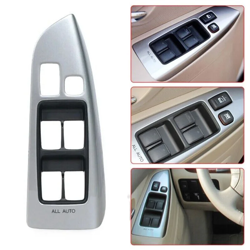 

For Toyota Land Cruiser Prado 120 LC120 2003-2009 LHD Car Front Window Lift Control Switch Panel Cover Auto Interior Accessories