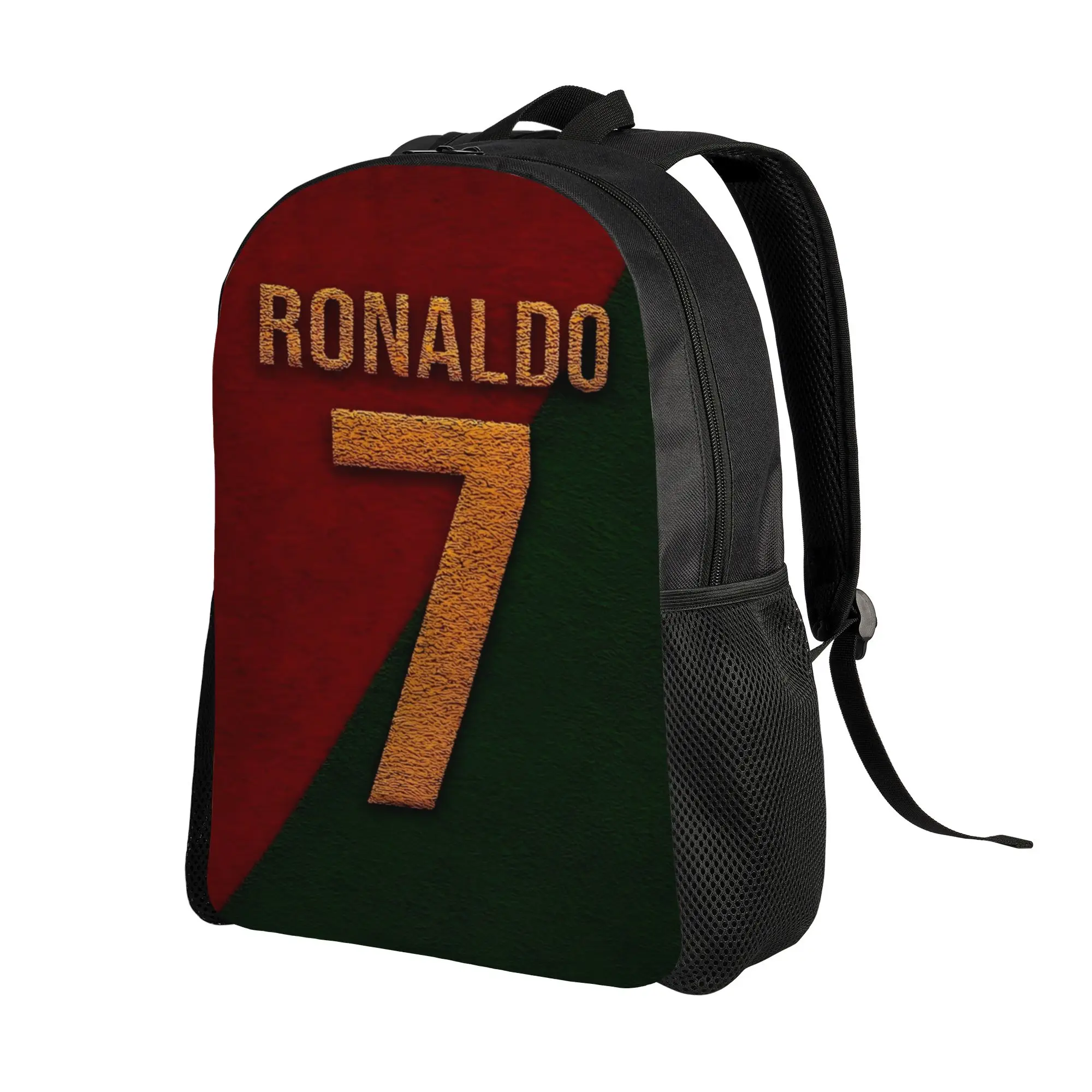 Dynamic Soccer Player Backpack Boy Girl R-Ronaldos 2026 Lightweight Backpacks Polyester School Bags High Quality Rucksack view 2