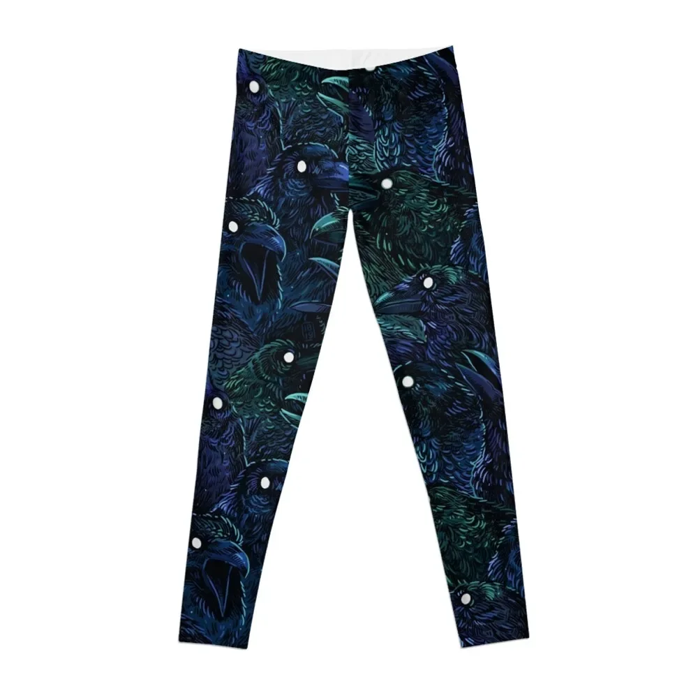

Raven pattern Leggings Leginsy push up sports woman gym gym womans Women's sportswear Womens Leggings