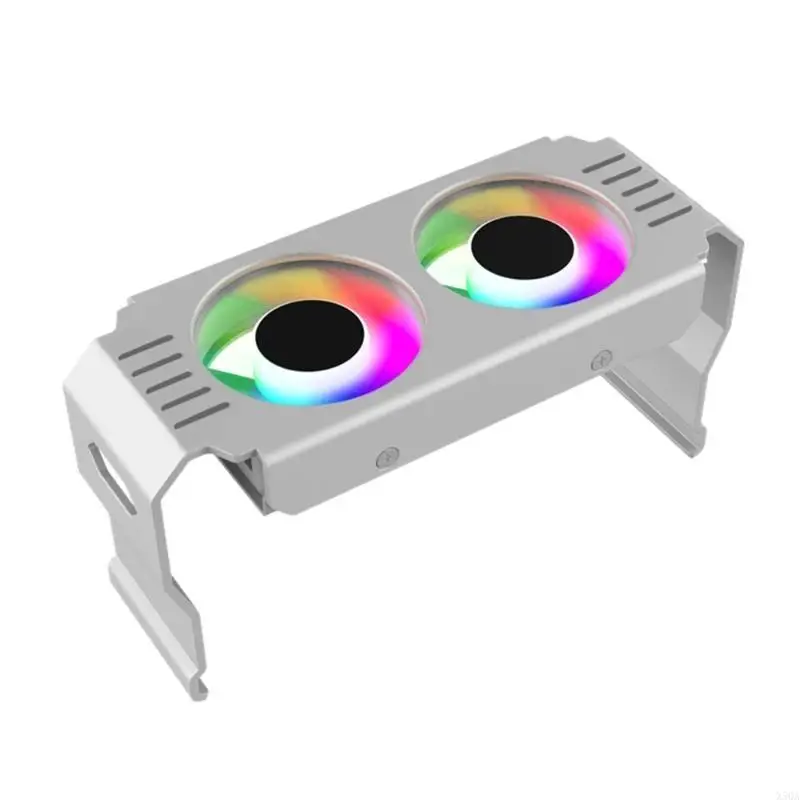 ARGB Memory Cooler 5V 3PIN ARGB 4Pin PWM Cooling Fan with Bracket for DDR-DDR5 