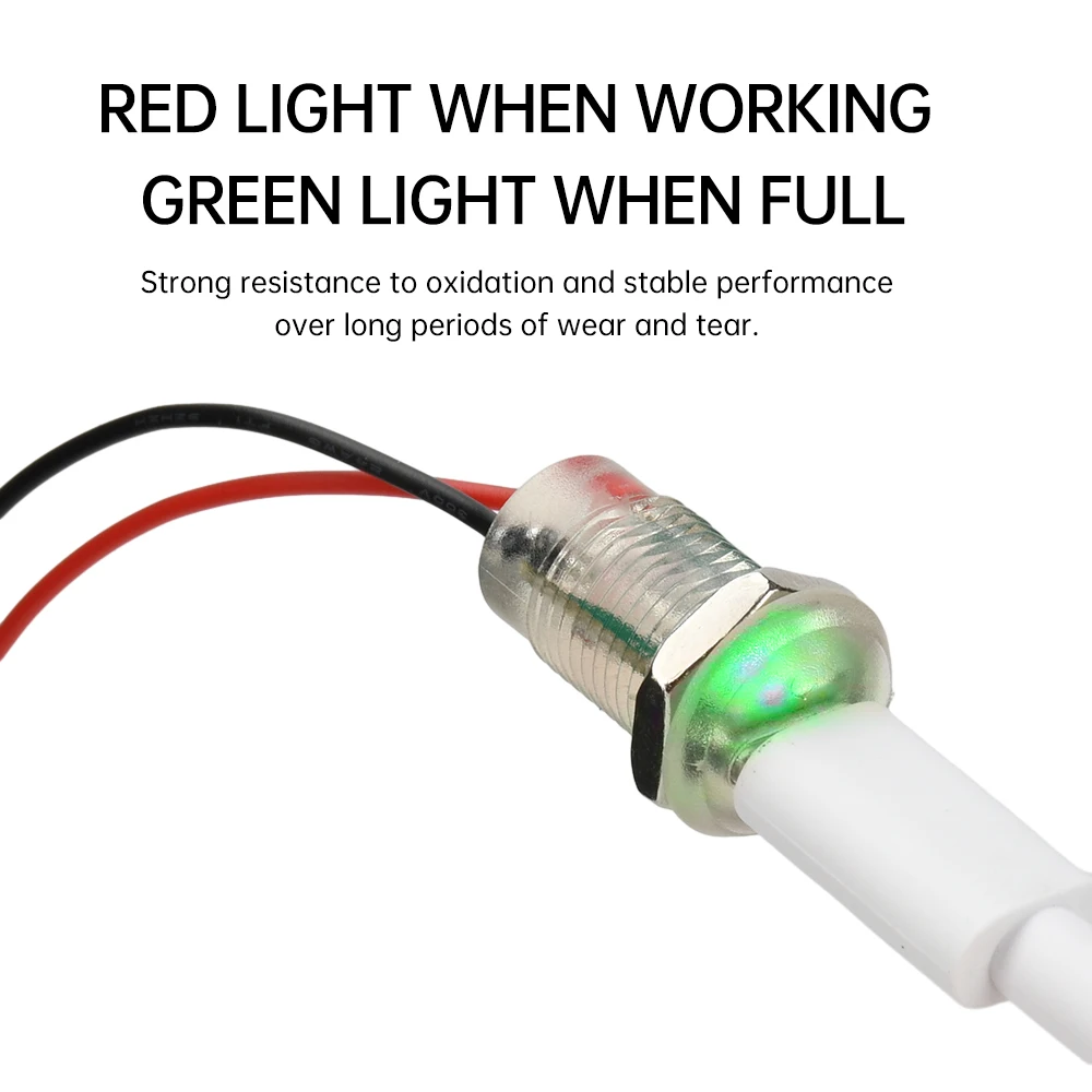 2 Pin USB Type C IPX5 Waterproof Female Chassis Connector Locking Outer Threads Without Terminals White Black Transparent