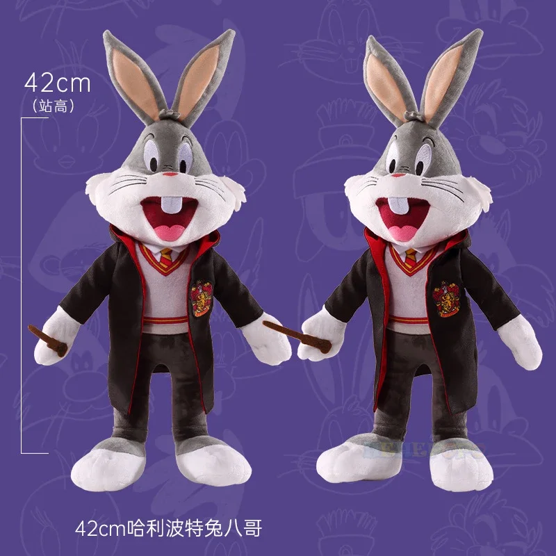 Warner 100th Anniversary Cosplay Harry Potter Cute Looney Tunes Plush Toy Bugs Bunny Treety Stuffed Animal Dolls