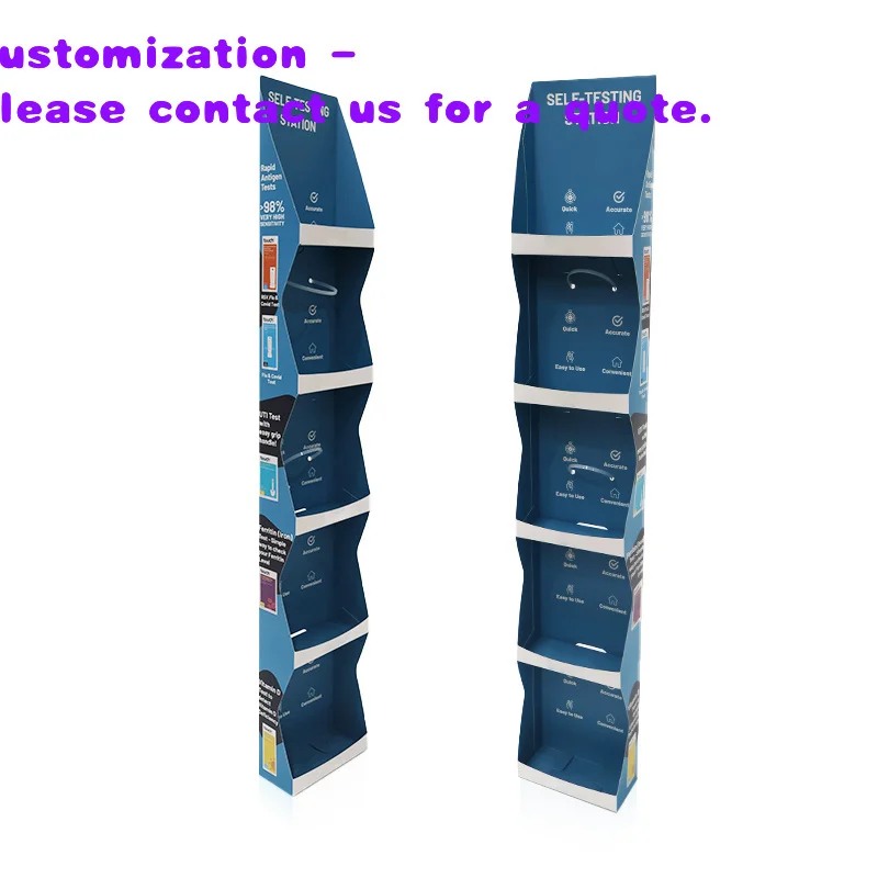 custom.Your Electronics Products with Foldable Lightweight Recyclable Wall Display Shelf