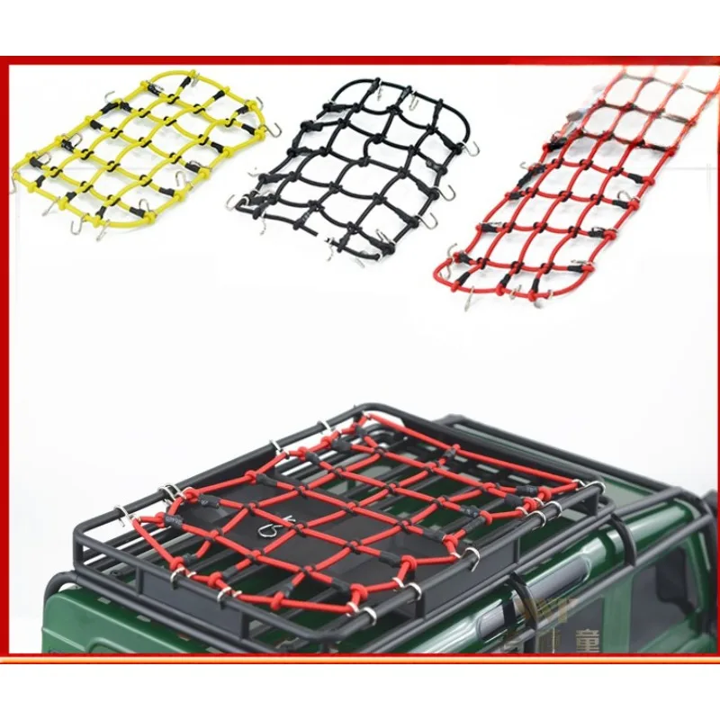 

Roof Luggage Rack Elastic Luggage Net for 1/10 RC Crawler Car Traxxas TRX4 Defender Blazer RC4WD D90 Cherokee DIY Accessaries