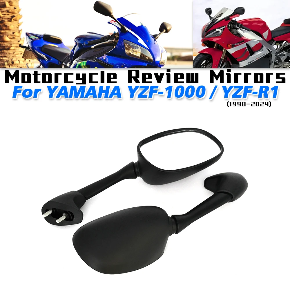 

For YAMAHA YZF-R1 YZF-1000 1998-2024 Motorcycle Review Mirrors Reflect Light Fit on YAMAHA YZF-1000 2019 2020 2021 2022 2023 24