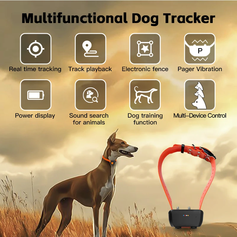 Special Waterproof GPS Dog Tracking Collar 1-Year Warranty GPRS GSM LBS AGPS PC Android App Historical Track for Hunting Dogs