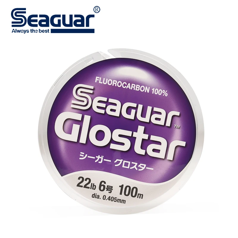 Seaguar Glostar Japan 100% Fluorocarbon TOP Fishing Line 4LB-70LB Fluorocarbon Carbon Fiber Monofilament Carp Wire Leader Line