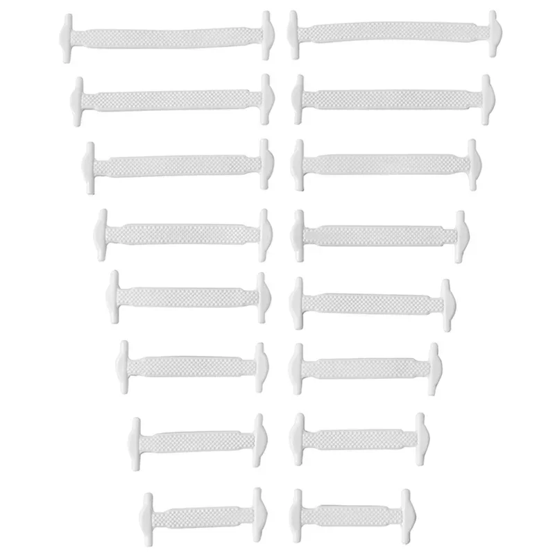 16 ピース/ロットシリコーン弾性靴ひもファッションユニセックスアスレチックノーネクタイ靴ひも 7 色弾性レース靴ひも子供クリエイティブ怠惰