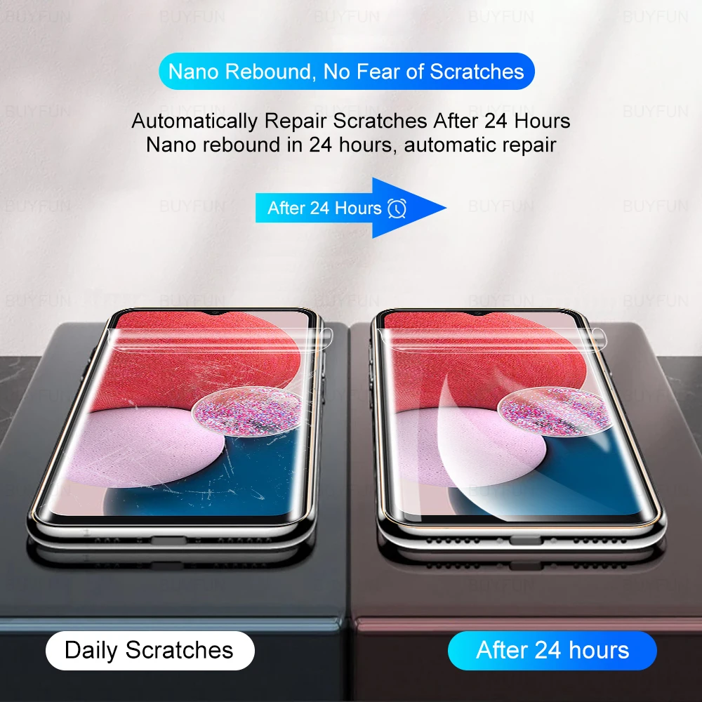 3in1เลนส์กล้องสำหรับ Samsung Galaxy A13 4G 5G Samsung A53 A73 A33 A23 A03s A03 Core หน้าจอ Hydrogel ฟิล์ม Protector