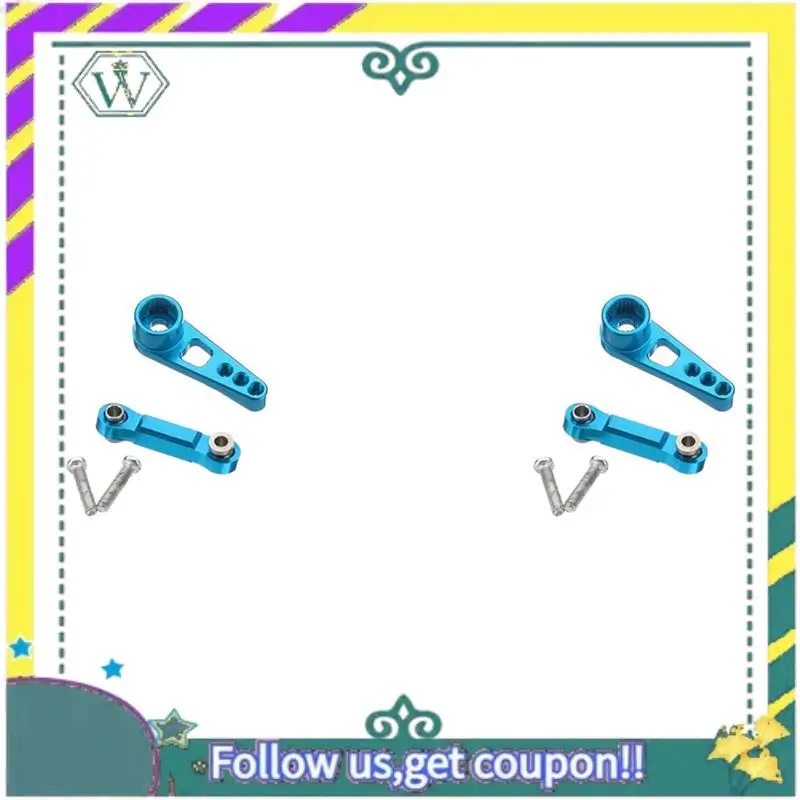 

(Новый) 2X 25T сервопривод, тяга сервопривода для Wltoys A959 A959-B A949 A969 A979, детали для обновления радиоуправляемого автомобиля, аксессуары, синий