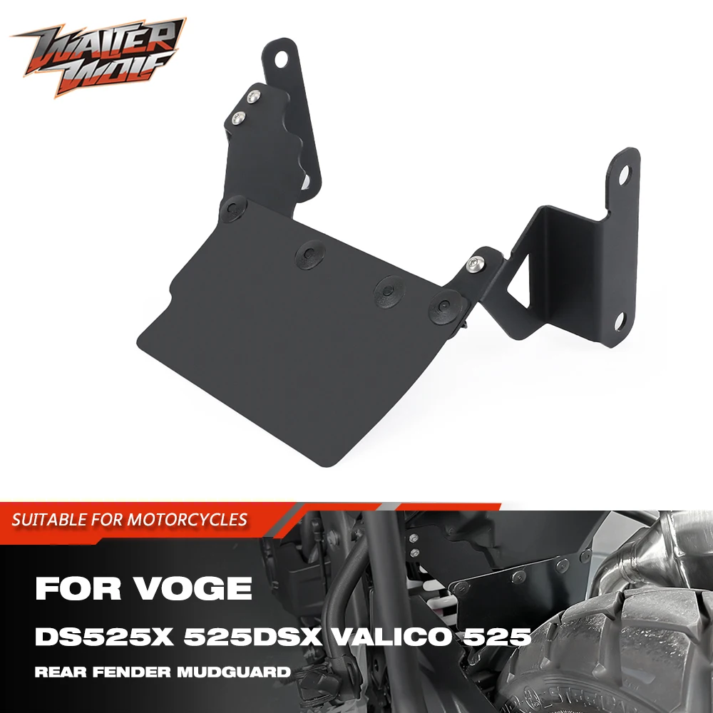 

For Voge DS525X 525DSX 2023 2024 Rear Fender Mudguard Extension Fit Valico 525 DSX DSX525 Shock Shield Splash Extender Cover