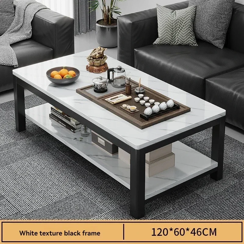 

Устойчивый журнальный столик для дома, для гостиной, для небольшой квартиры, рядом с диваном, офисный чайный столик под мрамор, кофейный столик