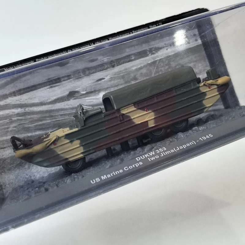 Diecast DEA 1:72 Scale DUKW 353 Amphibious 1945 Alloy Ship Model