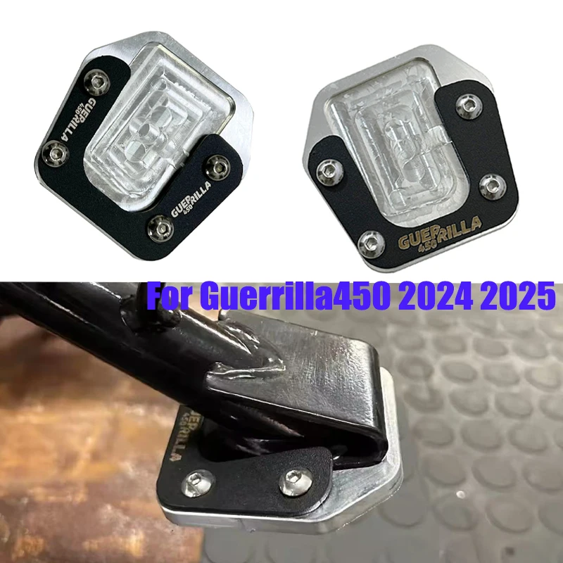 

Подставка для мотоцикла, боковая подставка для ног, удлинитель, аксессуары, подходят для RE Guerrilla 450 Guerrilla 450 2024 2025