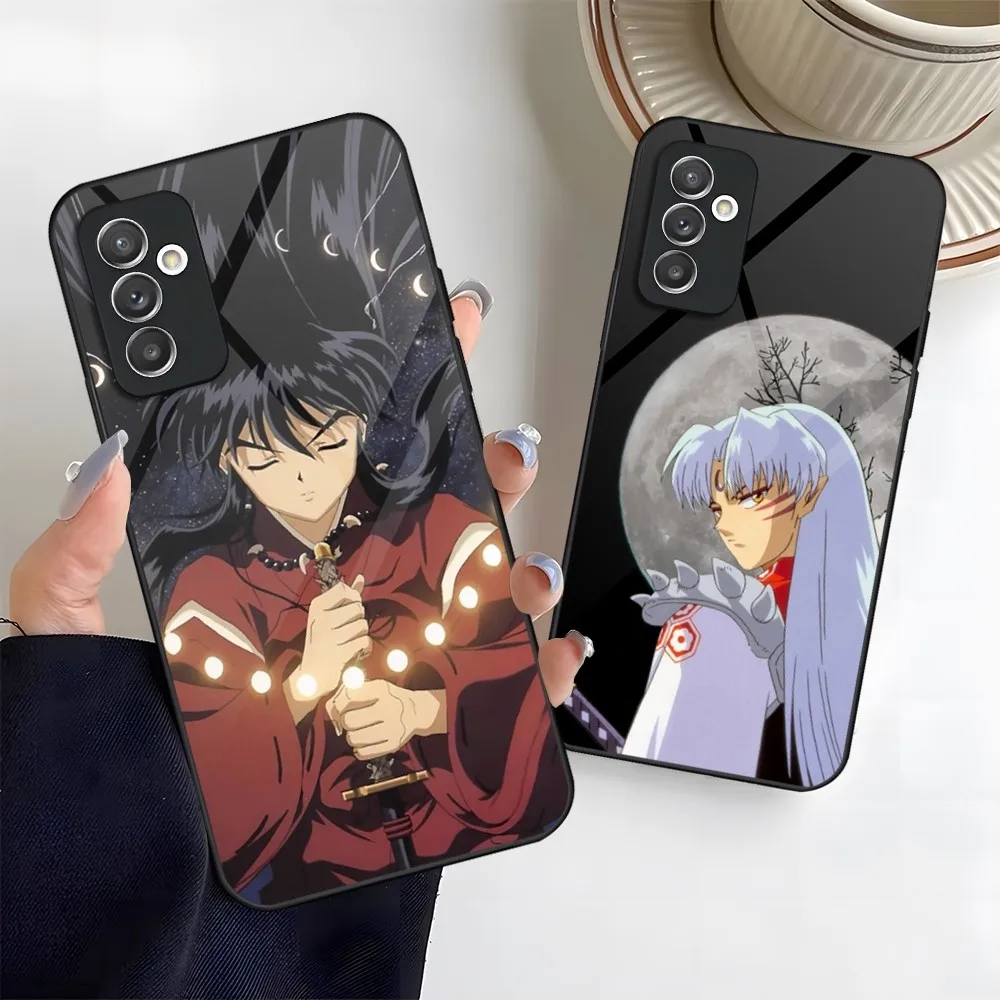 

Inuyasha Phone Case Glass for Samsung Galaxy S24 S20 S21 S22 S23 Ultra Fe Plus A34 A54 A24 A52 A53 M54 Cover