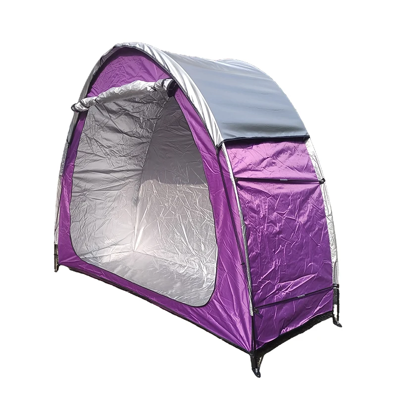 

Палатка для хранения велосипедов с окном, водонепроницаемый уличный велосипедный сарай, портативный дождевик для велосипедного снаряжения, складное укрытие для велосипеда