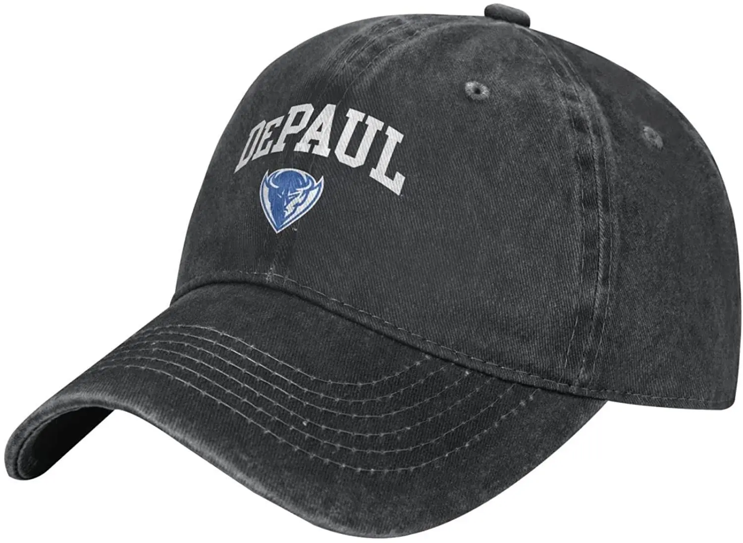 

DePaul University Logo Hats for Men Women Funny Adjustable Cotton Baseball Cap