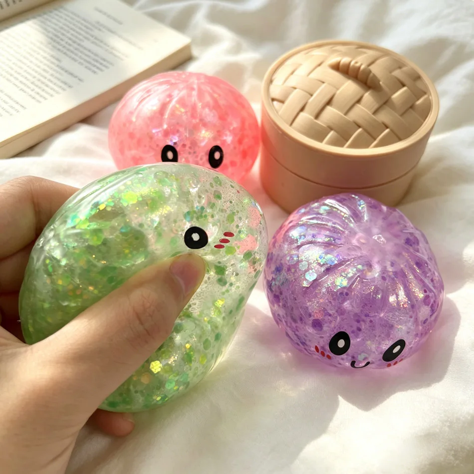 brinquedo-antiestresse-de-apertar-em-formato-de-bolinho-colorido-com-glitter-relaxante-alivia-a-ansiedade-aumenta-a-felicidade-e-recupera-a-forma