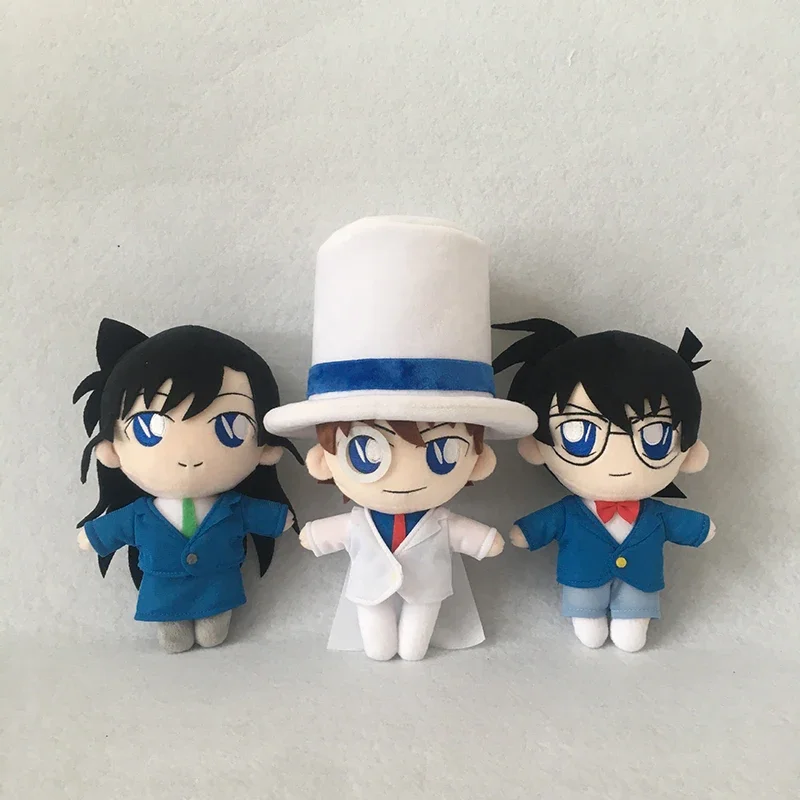 Detektyw Conan pluszowe zabawki Conan Kaitou Kiddo Rachel Moore wypchane lalki Cartoon Peluche rysunek dzieci urodziny prezenty świąteczne