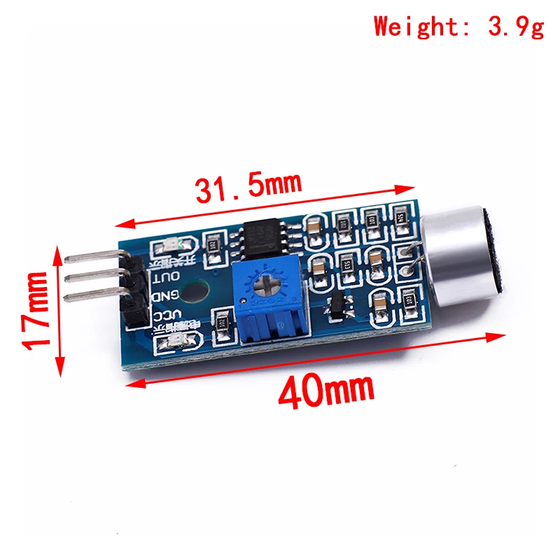 3pin Voice Sound Detection Sensor Module Intelligent Smart Vehicle Robot Helicopter Airplane Aeroplane Car for arduino DIY KIT