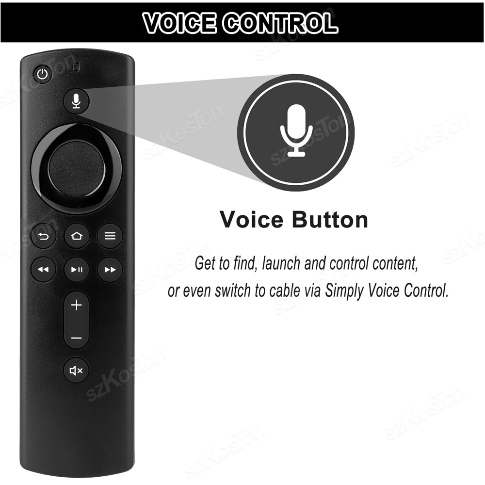 L5B83H Replacement Voice Remote Control (2nd GEN) with Power and Volume Control for Fire TV Stick Lite 4K 2nd Gen