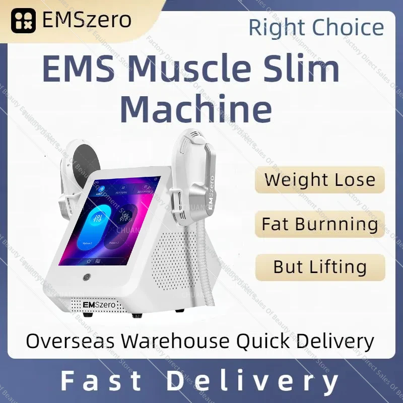 

Professional EMSzero Machine EMS Body Slimming Muscle Stimulation Lose Weight Sculpt Therapy 4 Handle Pelvic Buttock Fat Burner