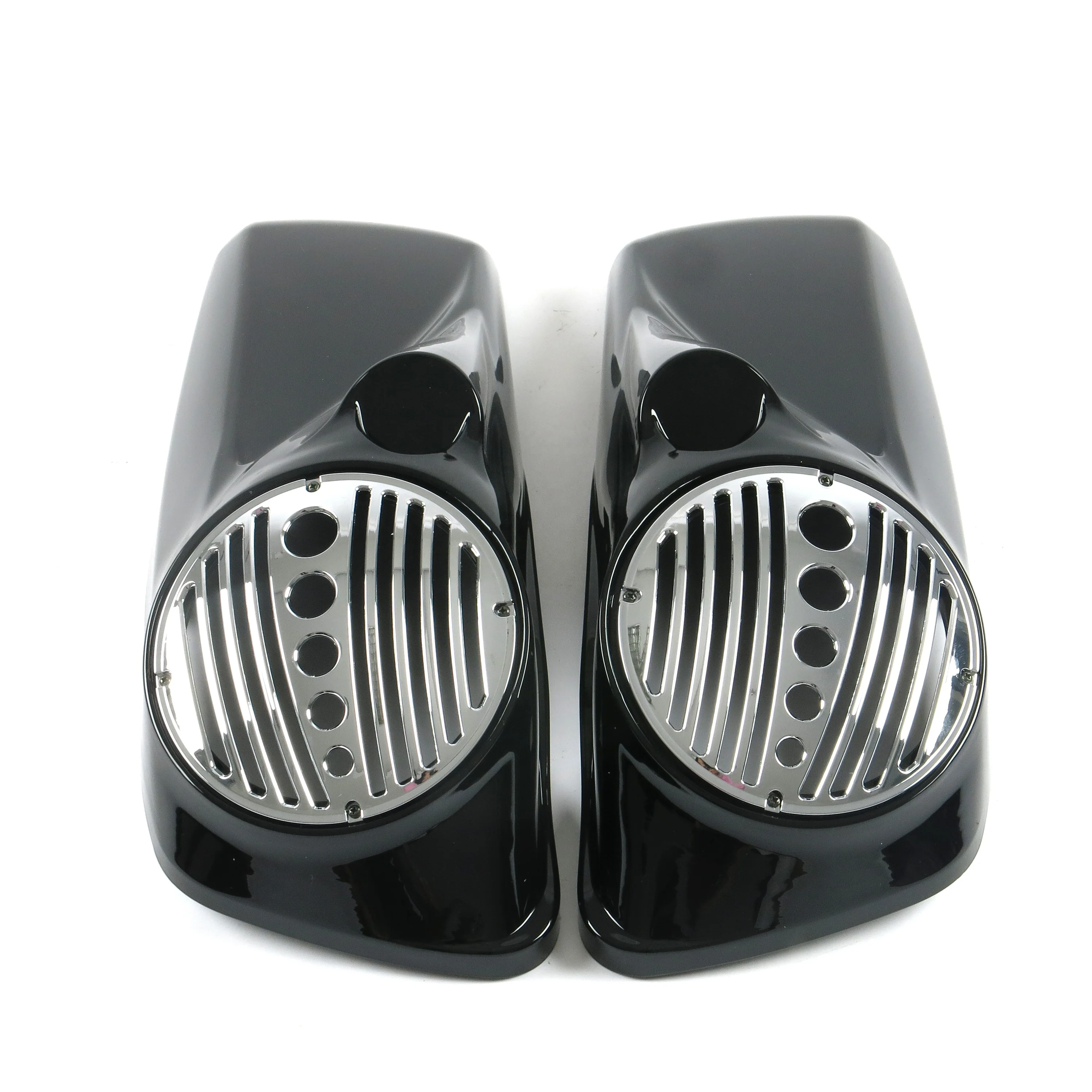 8 Speaker Lids W Tweeter Port Fits For har.ley2014-up Touring Models