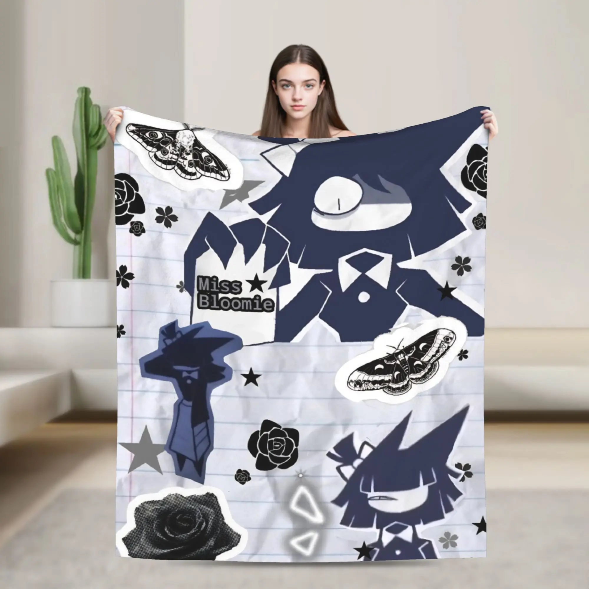 FPE Fundamental Paper Education Blanket Multi-size Super Soft Cozy  Throw Blankets for Couch Sofa and Bed