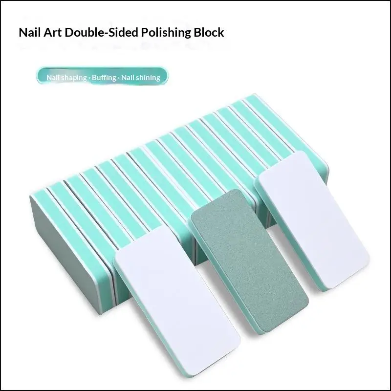 10Pcs For Beauty Salon Shine Enhancing Dual-Sided Nail Buffing Blocks Professional Nail Care Multi-Functional Polishing Tools