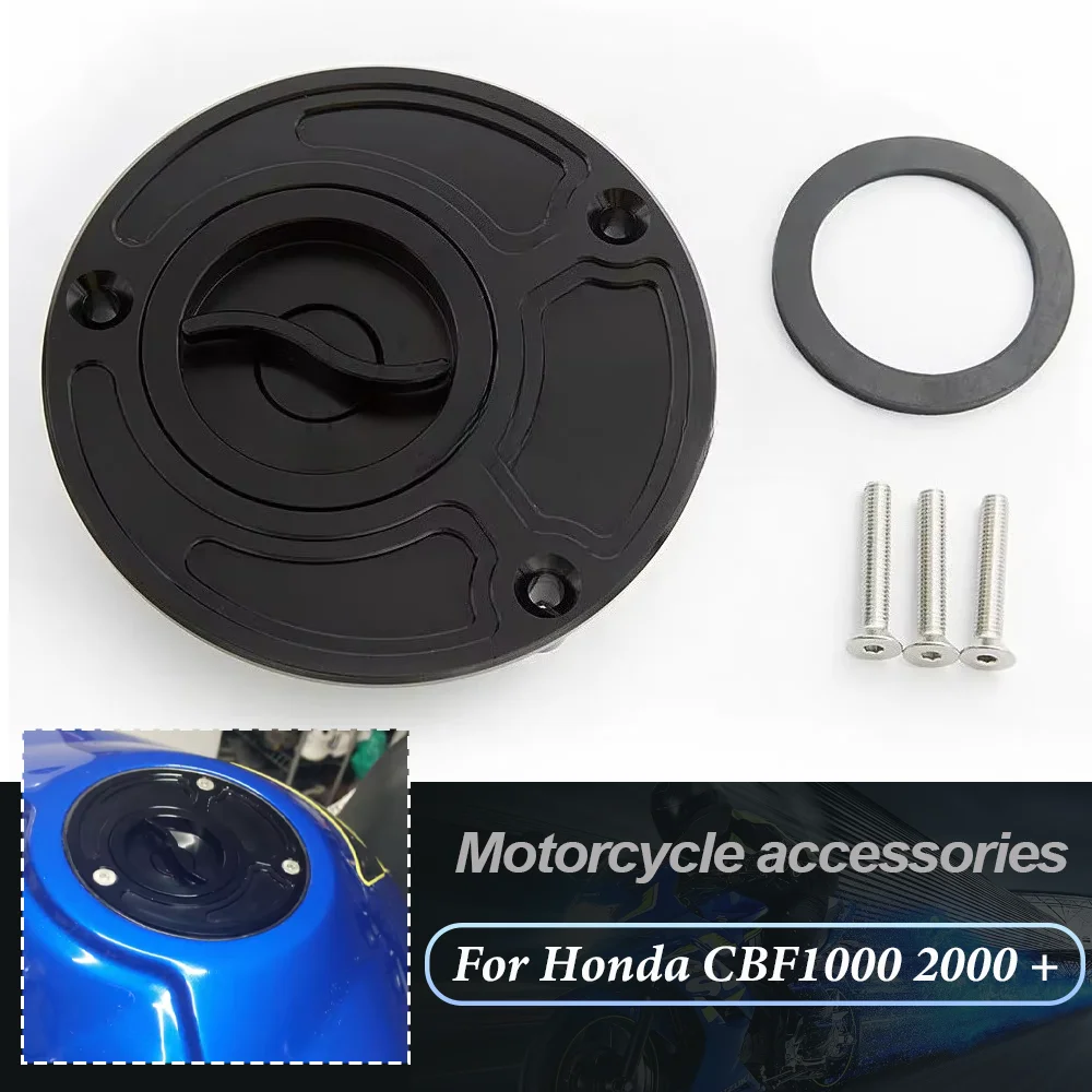 For Honda CBR1000RR CBR1100XX CBR1100 CBR600RR CBR900RR CBR600 F4 F4I VTR1000F RVF 400 CB600F CBF1000 CNC Fuel Gas Cap Keyless